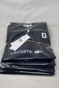 Five as new Lacoste crew neck T-shirts (All FR 8/US 3XL).