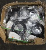 A quantity of as new Nedis VGA cable/VGA Male - VGA Male 2.0M/Black (Approximately 50 items).