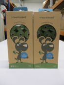 Five boxes of Earth Rated dog poop bags (Four cartons per box containing 2 dispensers, one box has