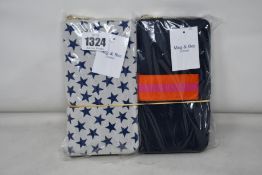 Two as new Meg & Bee London Major Money Kit purses (RRP £95 each).