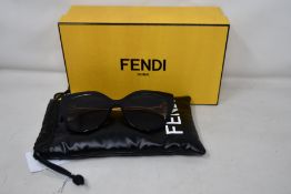 A pair of as new Fendi high bridge fit sunglasses (RRP £290).