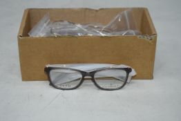 Five pairs of assorted Louis Marcel glasses frames.