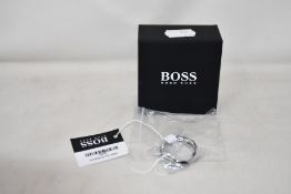 Three pairs of as new Hugo Boss Signature earrings 1580162 (RRP £79 each).