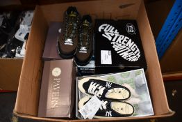 A quantity of assorted as new footwear to include Skechers, DC, Geox, Crocs, Pretty Little Things,