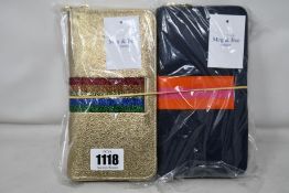 Two as new Meg & Bee London Major Money Kit purses (RRP £95 each).