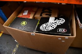 A quantity of assorted as new footwear to include Geox, Saucony, Kickers, Steptronic, Skechers,