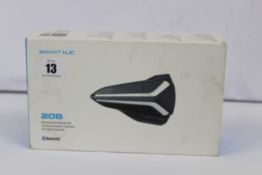 An as new Smart HJC 20B motorcycle bluetooth communication system.