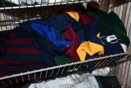 Six children's as new Ralph Lauren Polo shirts, two sweaters and four hoodies (Assorted sizes).