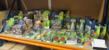 A collection of forty Star Wars/Lord of the Rings figurines, mostly sealed Kenner The Power of the