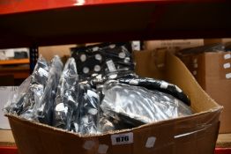 Twenty three Nasty Gal Collection polka dot contrast skirt midi shirt dress (15 x UK 8, 8 x UK 18).