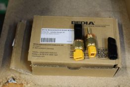 A box of twenty as new Bedia Motortechnik NTC temperature sensors (REF: 420298).