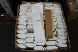 A quantity of stainless steel four hook hanger racks (Approximately 60 items).