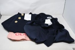 Two items of as new Claudie Pierlot clothing; Bonaire blouse (Size 40), Tape top (T3) and a tote