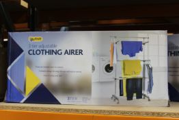 A boxed as new HyFive 3-Tier Clothing Airer.