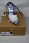 A pair of as new Christian Louboutin Spikaqueen 100 Disco (EU 41 - RRP £895).