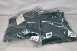 An as new Axel Arigato London hoodie in green (S) together with a children's London hoodie (8-10