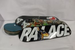 Four as new Palace K9 skateboard decks, plus three as new Palace skateboard decks to include: 1x