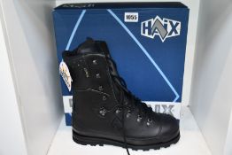 A pair of as new Haix Climber boots (UK 12).