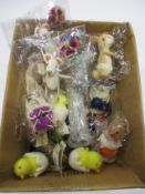 A quantity of as new Sew Heart Felt Tiny Animals to include Sheep From Woolacombe, Mice From