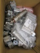 A quantity of Festo Pneumatic/Compact cylinders to include AEVUZ-25-10-P-A and CRDG-40-40-P-A-SA (35