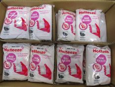 Forty eight as new packs of Hotteeze Instant pocket hand warmers (10 per pack).