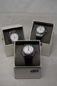 Three men's as new Vault automatic watches.