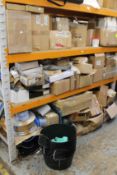 A large quantity of miscellaneous electrical/plumbing items.