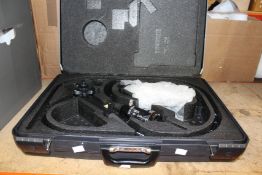An Olympus Evis Lucera Elite videogastroscope/endoscope with case (Model: GIF-HQ290) (NOTE: Fault