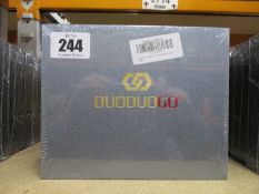 Five boxed as new DUODUOGO model J6 gradual blue phones (Boxes sealed).