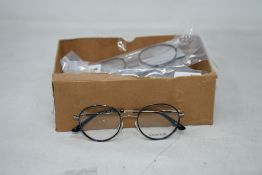Six pairs of as new Calvin Klein glasses frames (No cases).
