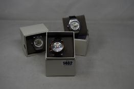 Three men's as new Vault automatic watches.