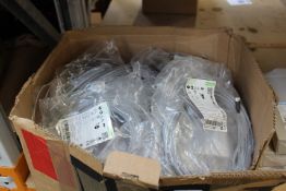 A large quantity of as new Murr Elektronik M8 female connectors with cable.