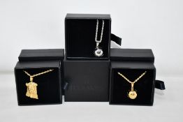 Fifteen items of assorted Haraves jewellery to include 5x silver and 5x gold Globes and 5x Jesus.