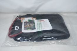 Five as new Fjall Raven Kanken backpacks in black/red.