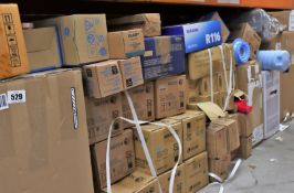 COLLECTION ONLY: A quantity of assorted toners, printers, ink cartridges and related items (All item