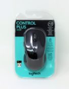 Four boxed as new Logitech M510 Wireless Mice (P/N: 910-001822).