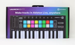A boxed as new Novation Launchkey Mini MK3 Controller Keyboard (M/N: NOVLKMIN3).
