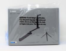 Six boxed as new GoPro 3-Way Mount Grip / Arm / Tripod (P/N: AFAEM-001) (Boxes sealed).