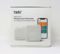 A certified refurbished Tado° Wireless Smart Thermostat Starter Kit V3+ including Programmer with Ho