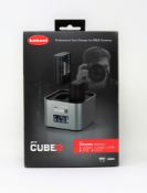 A boxed as new Hahnel ProCube 2 Twin Charger for Canon (Box sealed).