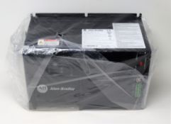 A boxed as new Allen-Bradley 1609-B600E 600VA 230VAC UPS (Box opened).