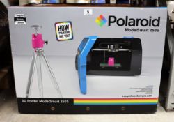 COLLECTION ONLY: A boxed as new Polaroid Smart 250S 3D Printer (Filament , PSU, Manuals included) (B