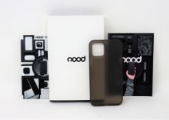 A quantity of as new Nood Slim Minimal iPhone 12 Cases in Transparent Black (Approximately 50 units)