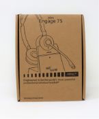 A boxed as new Jabra Engage 75 Stereo Wireless DECT Headset (P/N: 9559-583-117).