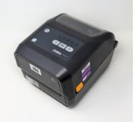 A pre-owned Zebra ZD420 Direct Thermal / Thermal Transfer Label Printer with PSU.