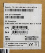 A preowned Quanta BES-53248A1-G1-16E1-R 16-port rackmount network switch (Untested).