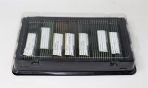 A quantity of pre-owned memory modules to include; 6 x Lenovo 64Y9570 4GB PC3-10600E DDR3, 6 x Hynix
