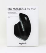A boxed as new Logitech MX Master 3 Wireless Mouse for Mac (P/N: 910-005696) (Box sealed).