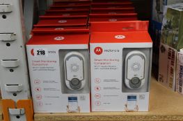 Twelve boxed as new Motorola smart monitoring companion wi-fi baby monitors (MBP162Connect).