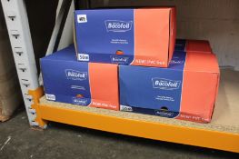 Five boxes of 20 Bacofoil PVC free cling film 50m per roll.